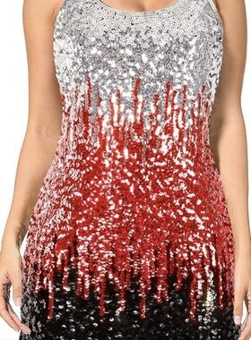 NEW MANER Sparkly Sequin Dress